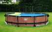 Bâche de sol pour piscine EXIT 400x200cm - gris miniature