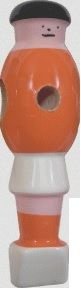 Wooden Football Table Figure Orange 16 mm