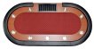 NORTH Table de poker Nevada Rouge 10 personnes miniature