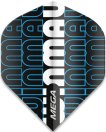Winmau Mega Standard Winmau Logo Black and Blue Dart Flights thumbnail