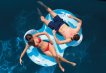 Intex Bouée Double Lounge avec porte-gobelets 198cm miniature
