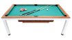 NORTH Essence Table de billard/Table à manger Blanc/Noyer 7FT miniature