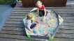EXIT Aksent Wooden Hexagonal Sandpit 160x140cm thumbnail