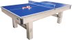 Pool table Top Table Dinner Wood with Benches 8FT thumbnail