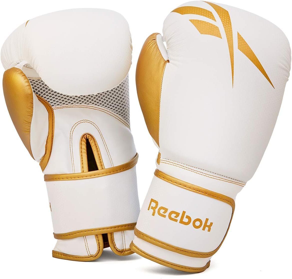 Gants de boxe Reebok or/blanc 12 oz