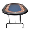 NORTH Table de poker Foldy Bleue 10 personnes miniature