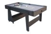 TopTable Twist 2in1 table de air-hockey/billard Noir/Noir 5FT miniature