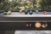 Cornilleau Origin Table de billard (pool) d'extérieur noire miniature