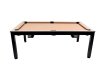 NORTH Essence Table de billard/Table à manger Noir/Chêne 7FT miniature