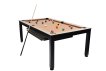 NORTH Essence Table de billard/Table à manger Noir/Chêne 7FT miniature