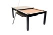 NORTH Essence Table de billard/Table à manger Noir/Chêne 7FT miniature