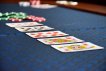 NORTH Table de poker Foldy Bleue 10 personnes miniature