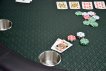 NORTH Texas Round Poker Table Green 8 Players thumbnail