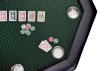 NORTH Octagon Pokertafel Groen 8 Personen miniatuur