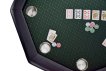 NORTH Octagon Pokertafel Groen 8 Personen miniatuur