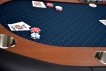 NORTH Table de poker Nevada Bleue 10 personnes miniature