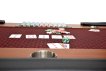 NORTH Table de poker Nevada Rouge 10 personnes miniature