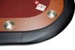 NORTH Table de poker Nevada Rouge 10 personnes miniature