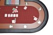 NORTH Table de poker Nevada Rouge 10 personnes miniature