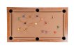 NORTH Essence Table de billard/Table à manger Noir/Noyer 7FT miniature