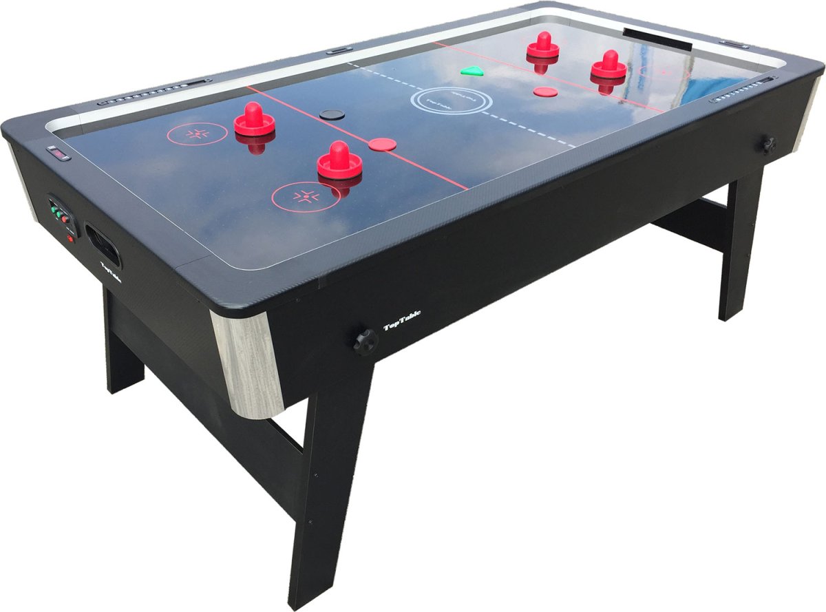 TopTable Foldy Carbon Air Hockey Table Black/Black 6.5FT