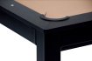 NORTH Essence Table de billard/Table à manger Noir/Noir 7FT miniature
