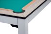 NORTH Essence Table de billard/Table à manger Blanc/Chêne 7FT miniature