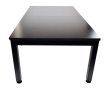 NORTH Essence Table de billard/Table à manger Noir/Noir 7FT miniature