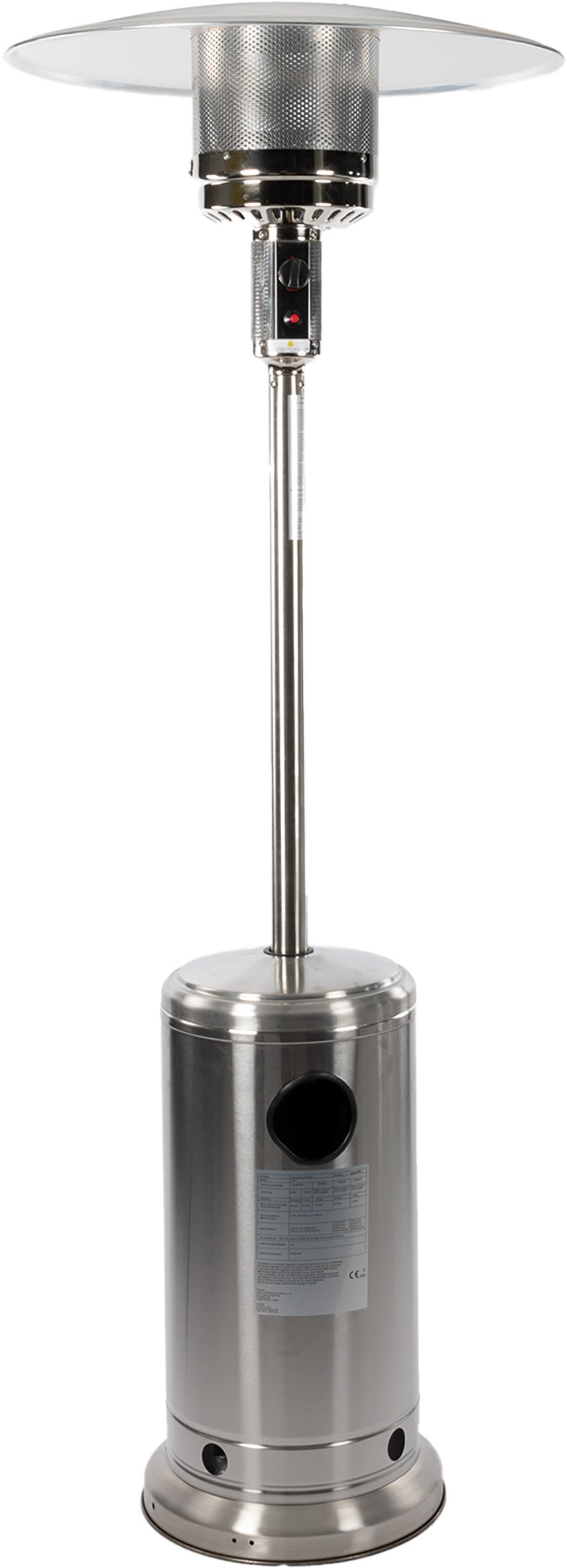 HEATZ Chauffage de terrasse en inox au gaz Patio Heater