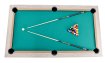 NORTH Essence Table de billard/Table à manger Blanc/Chêne 7FT miniature