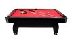 NORTH Gardone Table de billard Noir/Rouge 8FT miniature